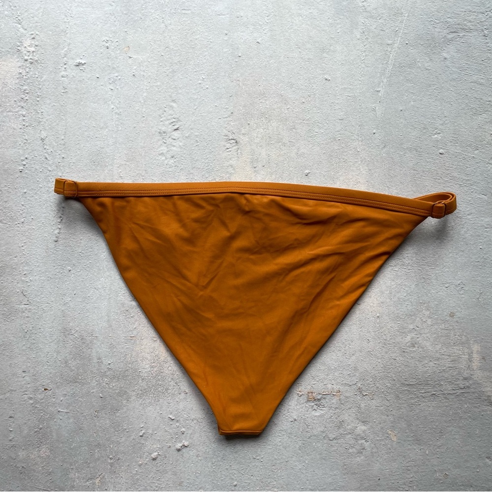 RVCA Mid Rise Medium Coverage Rust Bikini Bottom - Picture 2 of 6